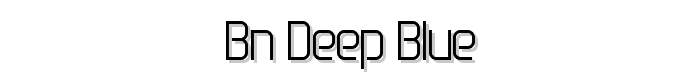 BN Deep Blue font